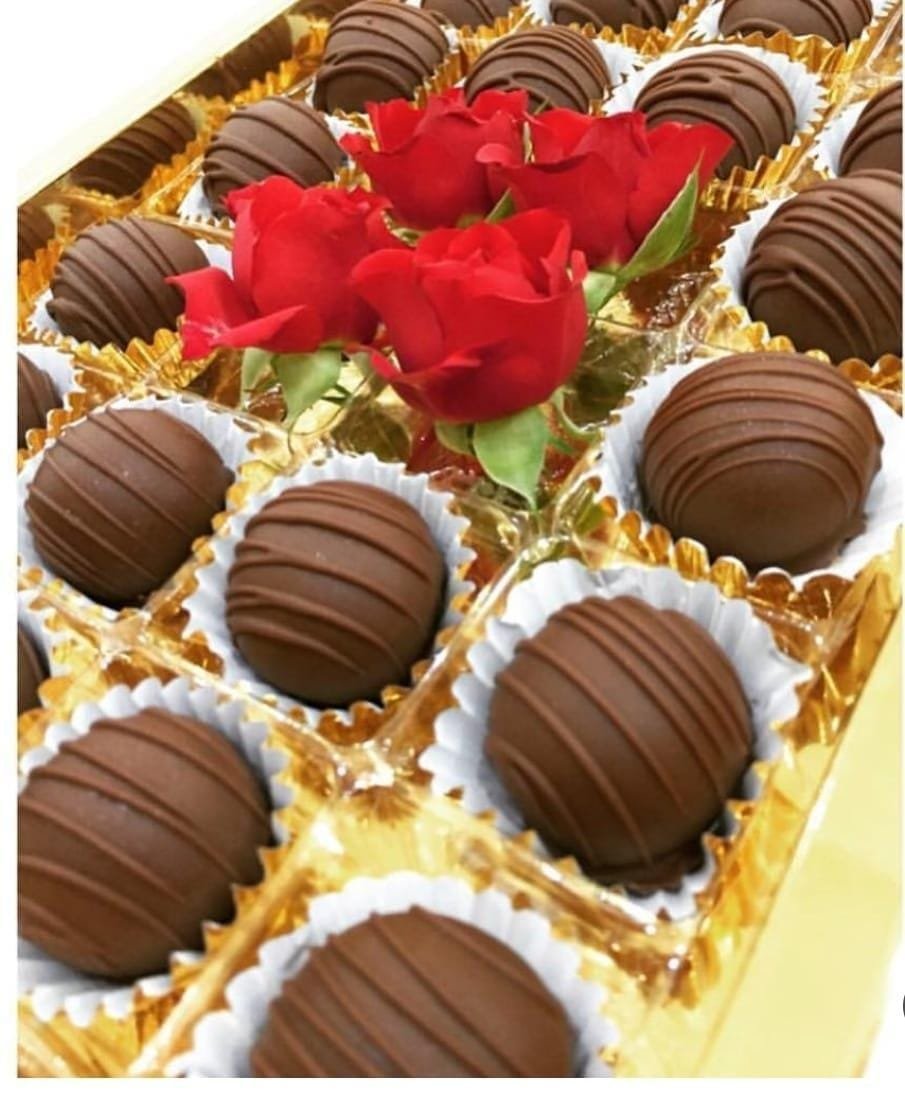 chocolate truffle box | علبة ترفلز الشوكولاتة chocolate truffle box | علبة ترفلز الشوكولاتة